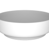 iStone Round Basin 400mm Gloss White