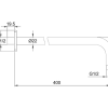 Loft Wall Mounted Shower Arm 150mm