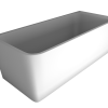 Smith Right Hand Corner Bath 1700mm Gloss White (FREE PICK UP AUCKLAND, OTHERWISE FREIGHT COST APPLIES)