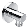 Shower elbow female/male chrome