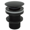 Clikclak pop-up dome waste (32mm) satin black