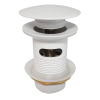 Clikclak Overflow Pop-Up Dome Waste Matte White