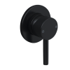 Carbon shower/bath mixer