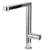 Urban minimalist mixer chrome