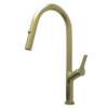 Muse Kitchen mixer extractable brushed gold