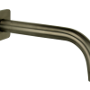 Loft wall mount bath spout 210mm gun metal