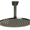 Loft rain shwr Ø250mm&150mm ceiling arm gun metal