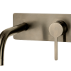 Loft wall mount basin mixer gun metal