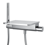Modern wall mount bath mixer, ribbo
