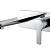 Modern wall mount basin mixer