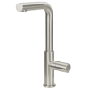 Urban gooseneck basin tap brushed stainless