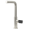 Urban swiv spout basin mix 315mm brushed SS/black