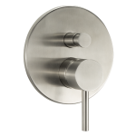 Urban shower divertor mixer brushed stainless