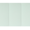 Mirror cabinet 1200mm x 120mm Glass Shelves
