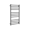 Towel rail electric round 1200x650mm Satin black