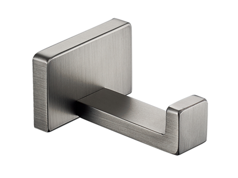 Cubic Robe Hook Brushed Nickle