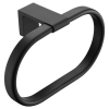 Abode Towel Ring Matte Black