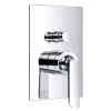 Cascade shower divert mixer