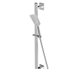 Cube Slide Shower 3 Function Handshower Brushed Nickel