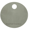 Tapware Colour Sample Disc Brushed Stainless