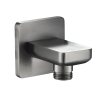 Flint shower male/male elbow gun metal