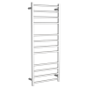 Electric Round Towel Rail 240V 1200 x 500mm Brushed Stainless