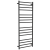 Towel rail electric round 1600x600mm Satin black
