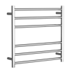 Towel rail electric round 600x650mm Chrome