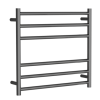 Towel rail electric round 600x650mm Gun Metal