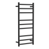 Towel rail electric round 900x400mm Satin black