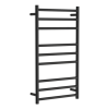 Towel rail electric round 900x500mm Satin black