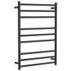 Towel rail electric round 900x650mm Satin black