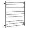 Towel rail electric round 900x850mm Chrome