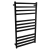 Towel rail electric square 1200x650mm Satin Black
