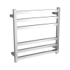 Towel rail electric square 600x650mm Chrome
