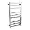 Electric Square Towel Rail 240V 900 x 500mm Brushed Stainless