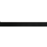 Towel rail single bar round 12v 650mm Satin Black