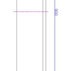 iStone Flippable 900mm Shelf Gloss White
