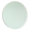 Round mirror 850mm matte white