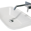 Oval Vessel basin 630x420x125mm white