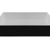 Rectangle basin 580x380x110 matt bl