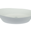 Oval basin 680x380x180mm Gloss white