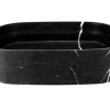 Soft square basin 480x380x110mm black marble