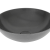 iStone Round Basin 400 x 130mm Carbon Quartz
