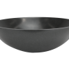 iStone Round Basin 400 x 130mm Carbon Quartz