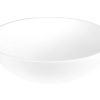 Round basin 400x130mm Snow Quartz