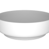 iStone Round Basin 400mm Matte White