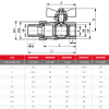 Airaga Union Ball Valve 20m x 20f