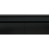 Cabinet 1600mm dbl drawer Black