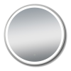 Cadre 850mm LED Mirror with Demister Brushed Stainless